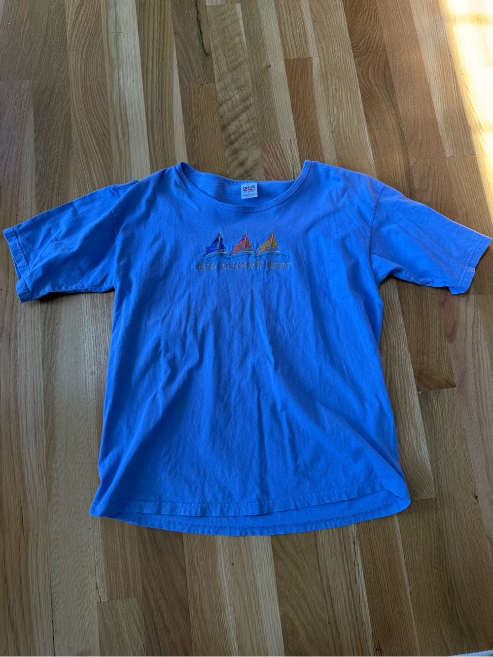 Anvil | Purple Rege's Oceanfront Resort Tee | Size XL
